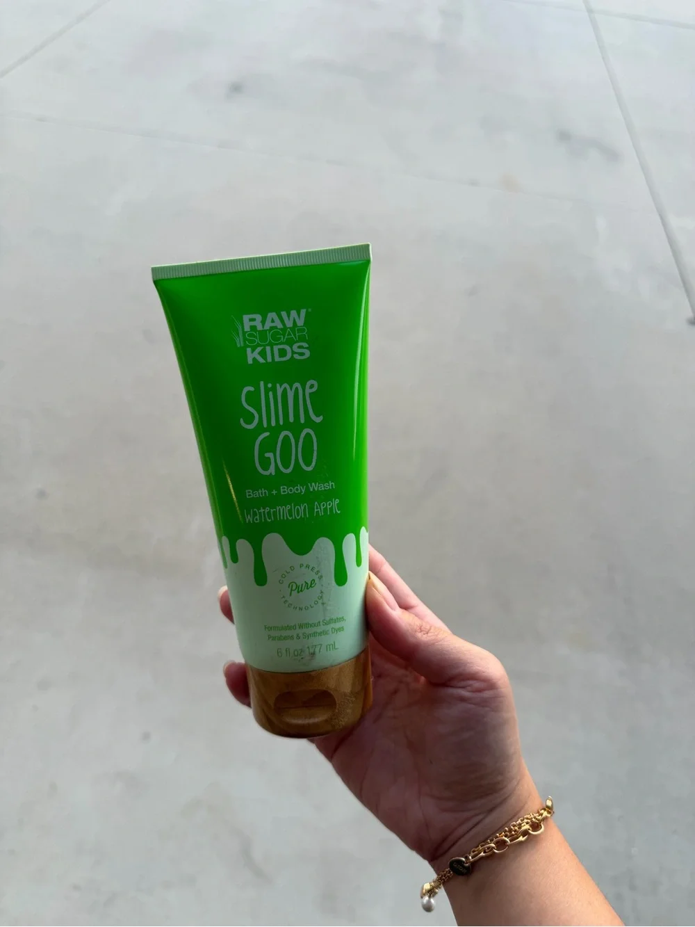 Raw Sugar Kids Slime Goo Bath + Body Wash - Watermelon Apple